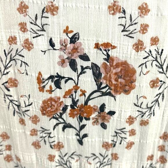 Free People Ethereal Dainty All the Attitude Printed Maxi Dress Large Cottage - Picture 10 of 16